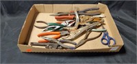 Flat of pliers and channel lock
