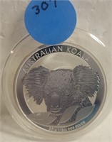 2014 1/2 OZ. AUSTRALIAN KOALA  ART ROUND