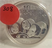 2013 1 OZ. PANDA  ART ROUND