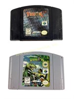 N64 Nintendo 64 Games includes games, Turok 1 & 2