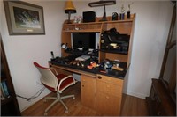 Computer Desk & Chair (no contents or computer)