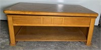 Oak Lift Top Coffee Table