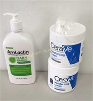 AmLactin Lotion / 2- CeraVe Moisturizing Cream