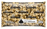 Kisses Milk Chocolates with Almonds, Gold 66.7oz