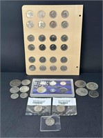 Misc Coins (US Quarters x24, Bicenntenial Coins)