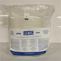 ROXTON ONE STEP DISINFECTANT WIPE 8''X6''