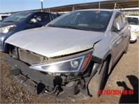 2019 Hyundai Elantra KMHD84LF6KU888116 Silver