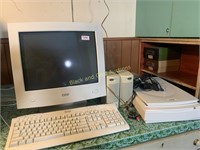 Assortment of old computer equipment