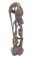 Akunasi Malewa Carved Ebony Wood Sculpture African
