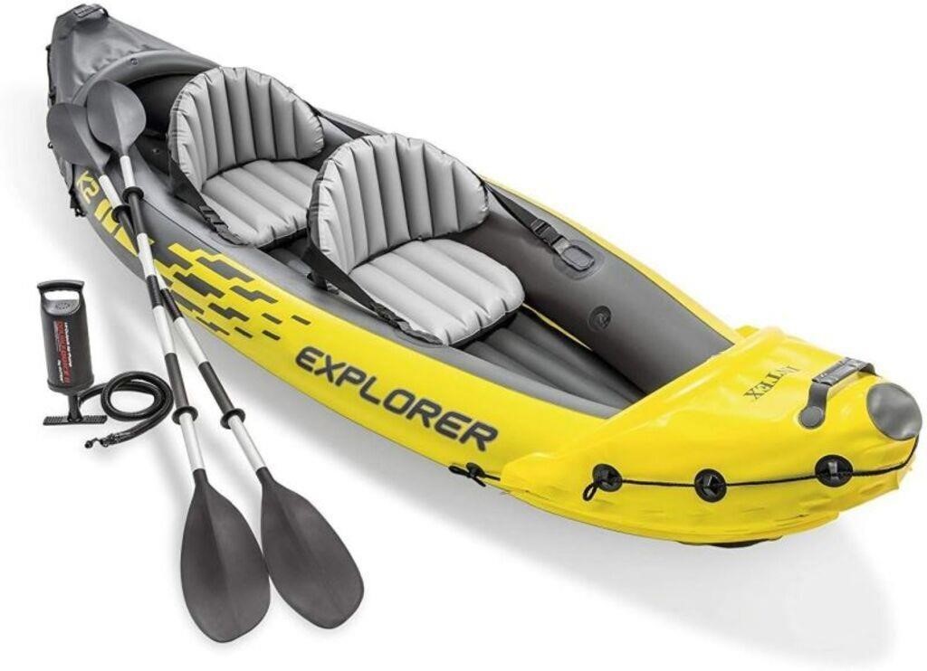 *Sealed* INTEX Explorer K2 Inflatable Kayak Set