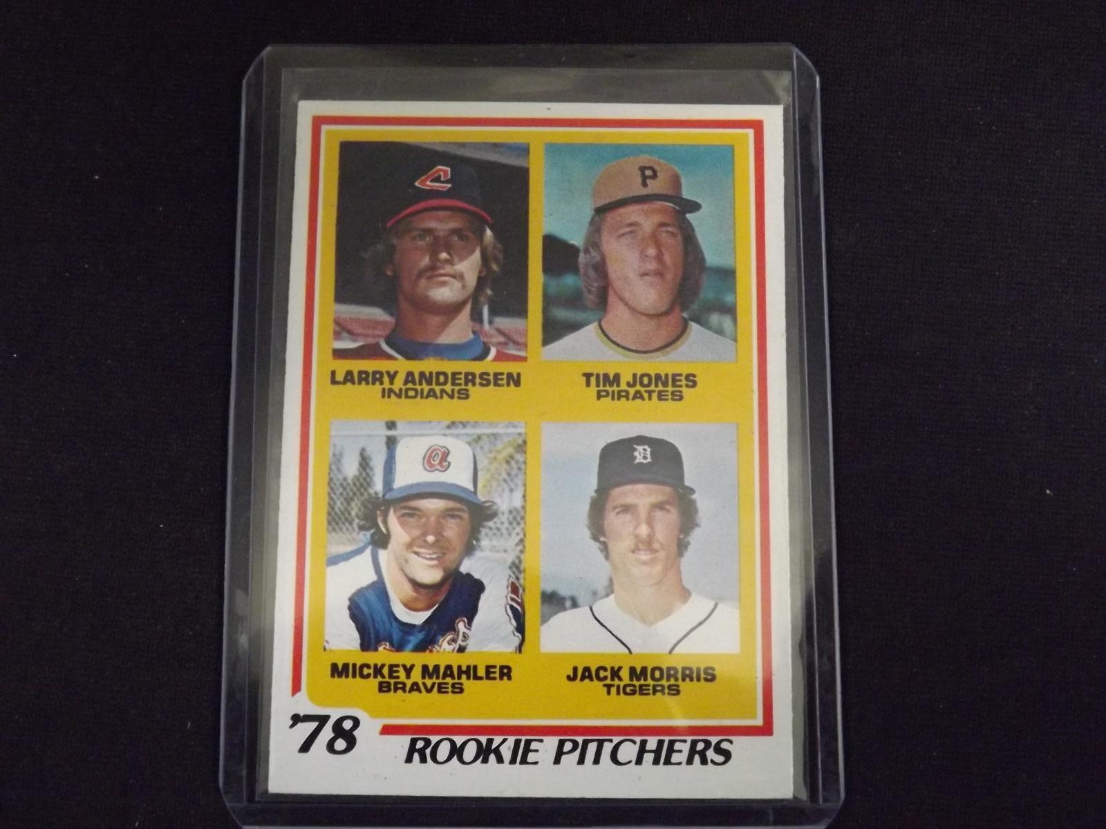 1978 TOPPS #703 JACK MORRIS ROOKIE CARD TIGERS