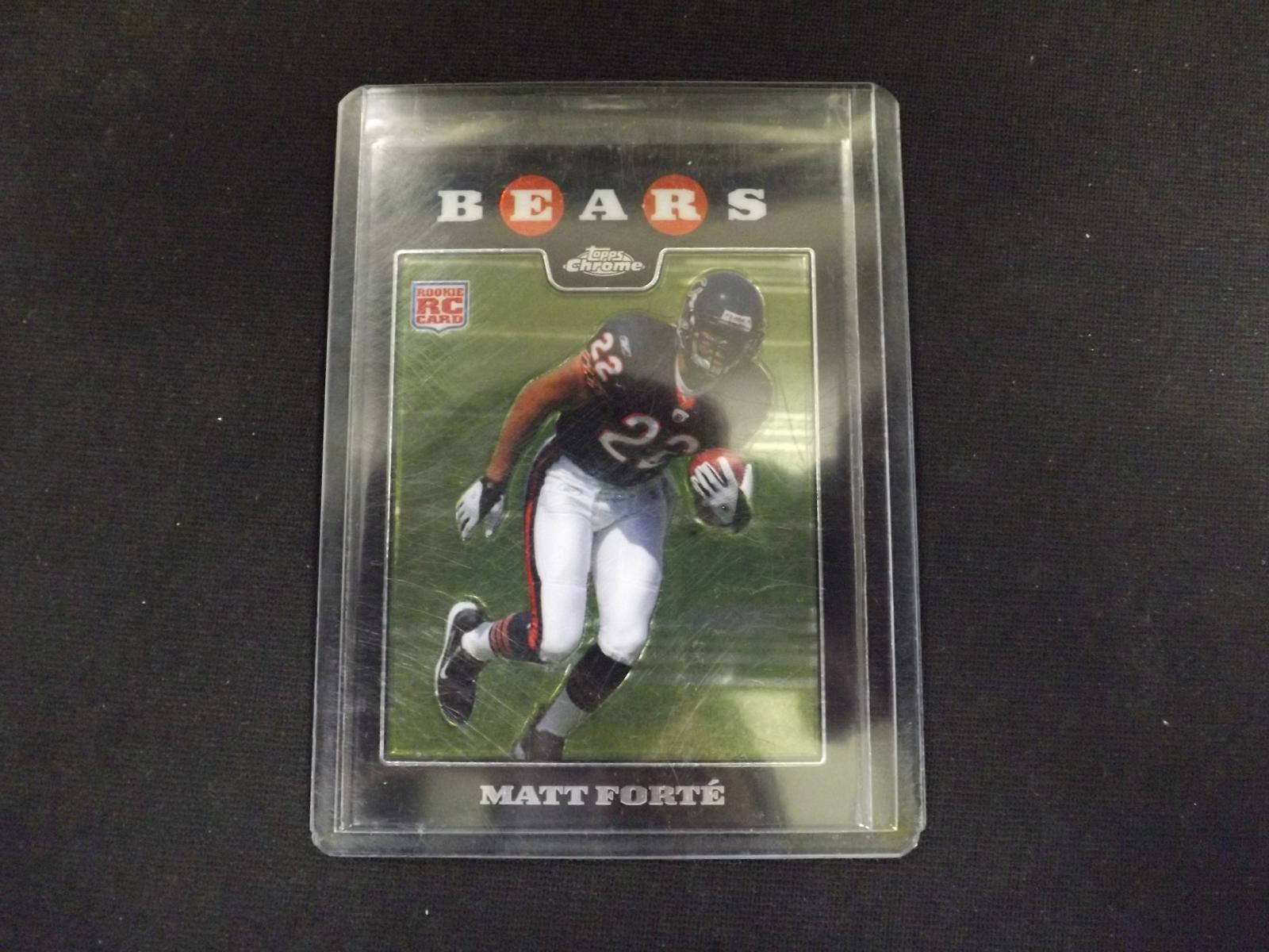 2008 TOPPS CHROME MATT FORTE ROOKIE CARD