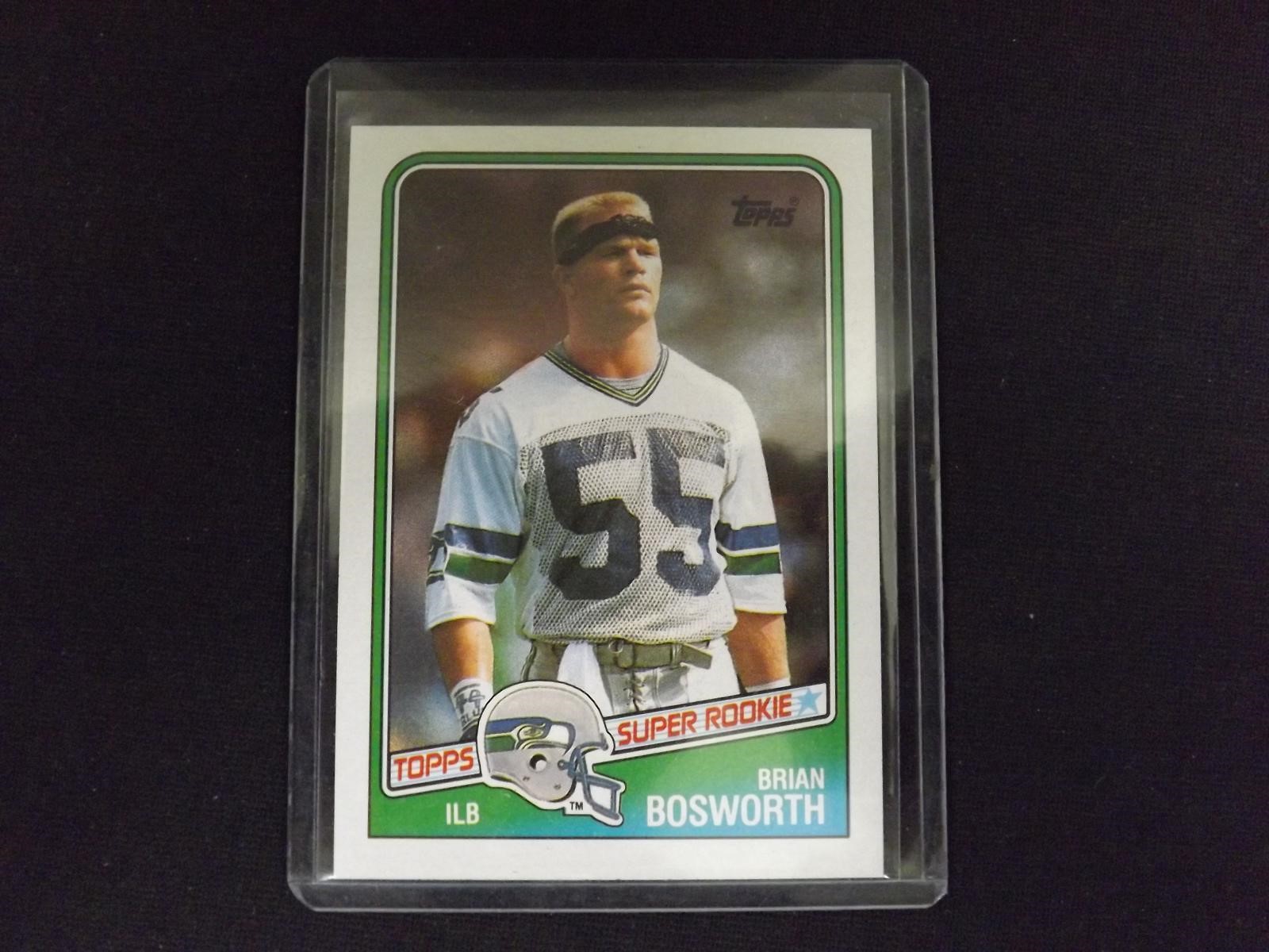 1988 TOPPS BRIAN BOSWORTH ROOKIE CARD