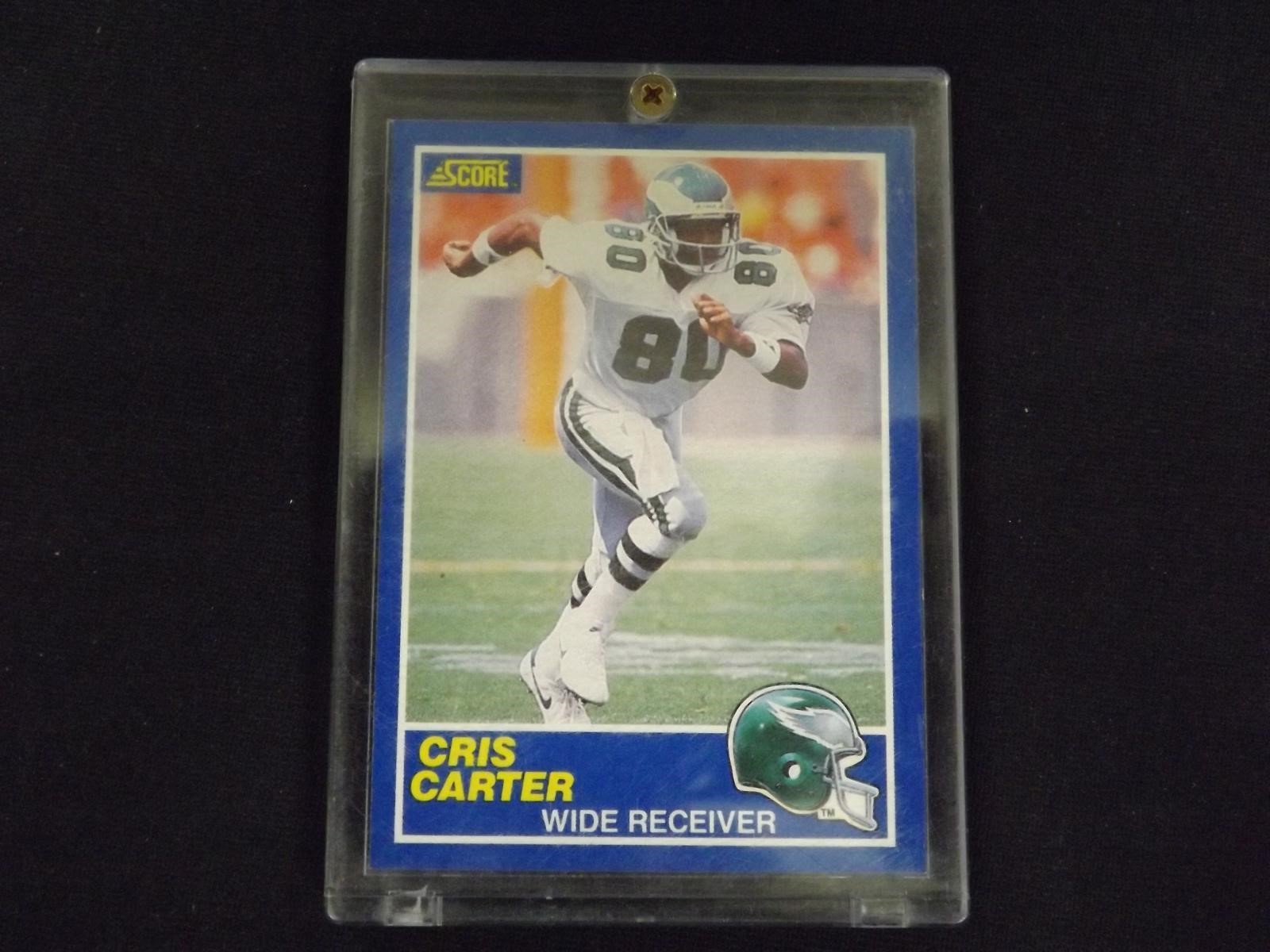 1989 SCORE CRIS CARTER ROOKIE CARD