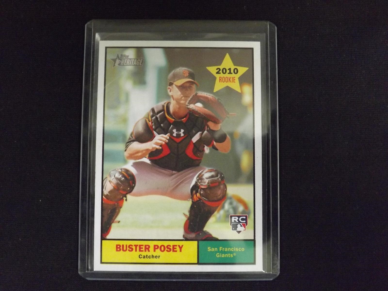 2010 TOPPS HERITAGE BUSTER POSEY ROOKIE CARD