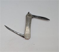 Victorian Era 2 Blade Folding Knife/Pipe Cleaner