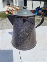 Granite coffee pot.