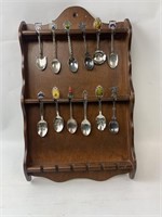 Souvenir Decorative Spoons with Holder