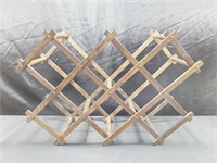 Wood Folding Wine Rack