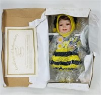 Bumble bee porcelain doll