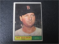 1961 TOPPS #268 IKE DELOCK RED SOX VINTAGE