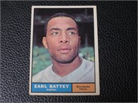 1961 TOPPS #315 EARL BATTEY TWINS VINTAGE