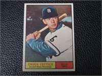 1961 TOPPS #13 CHUCK COTTIER TIGERS VINTAGE