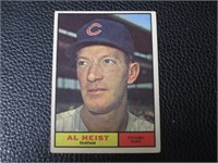 1961 TOPPS #302 AL HEIST CUBS VINTAGE