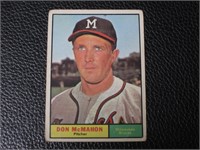 1961 TOPPS #278 DON MCMAHON BRAVES