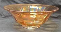 Imperial Carnival Glass Wide Panel Bowl