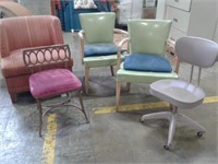 Lot of 4 Vintage Chairs