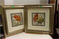 2 Decorative Floral Prints