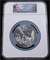 2011 5 OZ SILVER GLACIER EARLY RELEASES NGC MS69