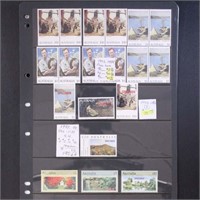 Australia Stamps Group of Specimens on Hagnar styl