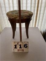 Vintage padded stool