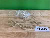 10pk Star Shaped Table Picture Holders lot of 2
