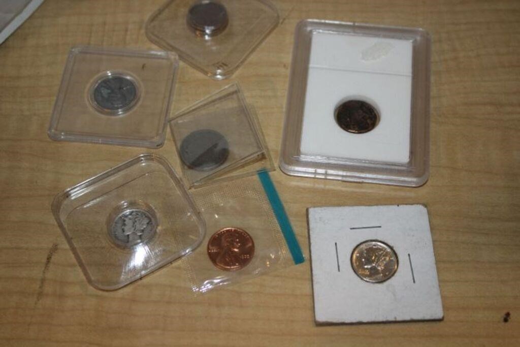 SELECTION OF VINTAGE COINS