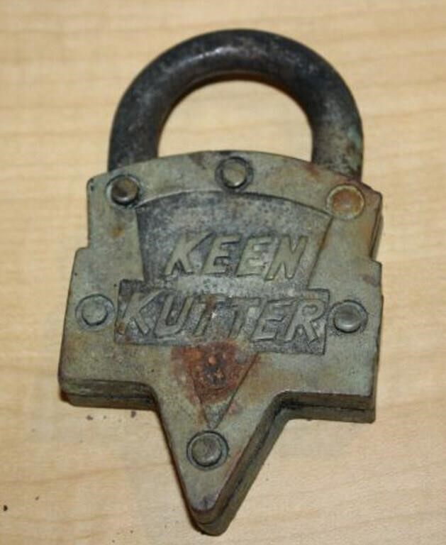 KEEN KUTTER PADLOCK---NO KEY