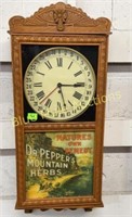 Contemporary  Dr. Peppers Mountain Herbs clock
