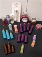 Group of glitter for crafting