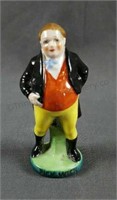 Antique German Bisque Porcelain Pick Wick Figurine