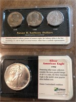 Uncirculated silver dollars