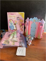 doll castle and play set
