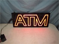 LIGHTED ATM SIGN