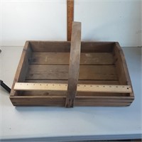 Hand made fruit picking basket