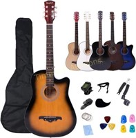 Rosefinch Acoustic Guitar 38 Inch Beginner  see la