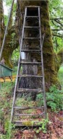 Wooden ladder-9 ft