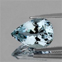 Natural Blue Aquamarine 10 MM [Flawless-VVS]