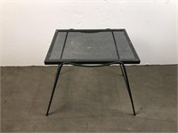 Small wrought iron side table