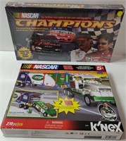 NASCAR BOARD GAME & NASCAR BUILDING SET